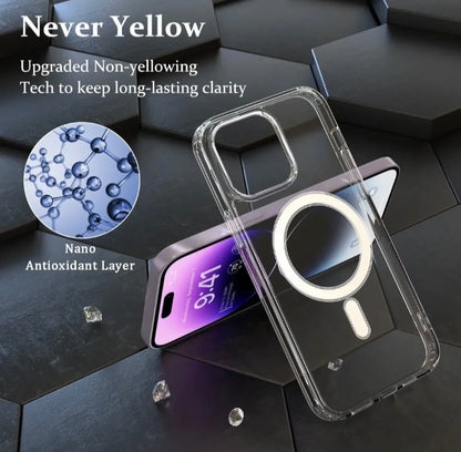 For Phone 15 14 Plus, Pro, Pro Max Case, Compatible With MagSafe, Shockproof Military - Grade Protection, Magnetic Phone Case For Phone 15 14 Plus, Pro, Pro Max, Classic Hybrid Case
