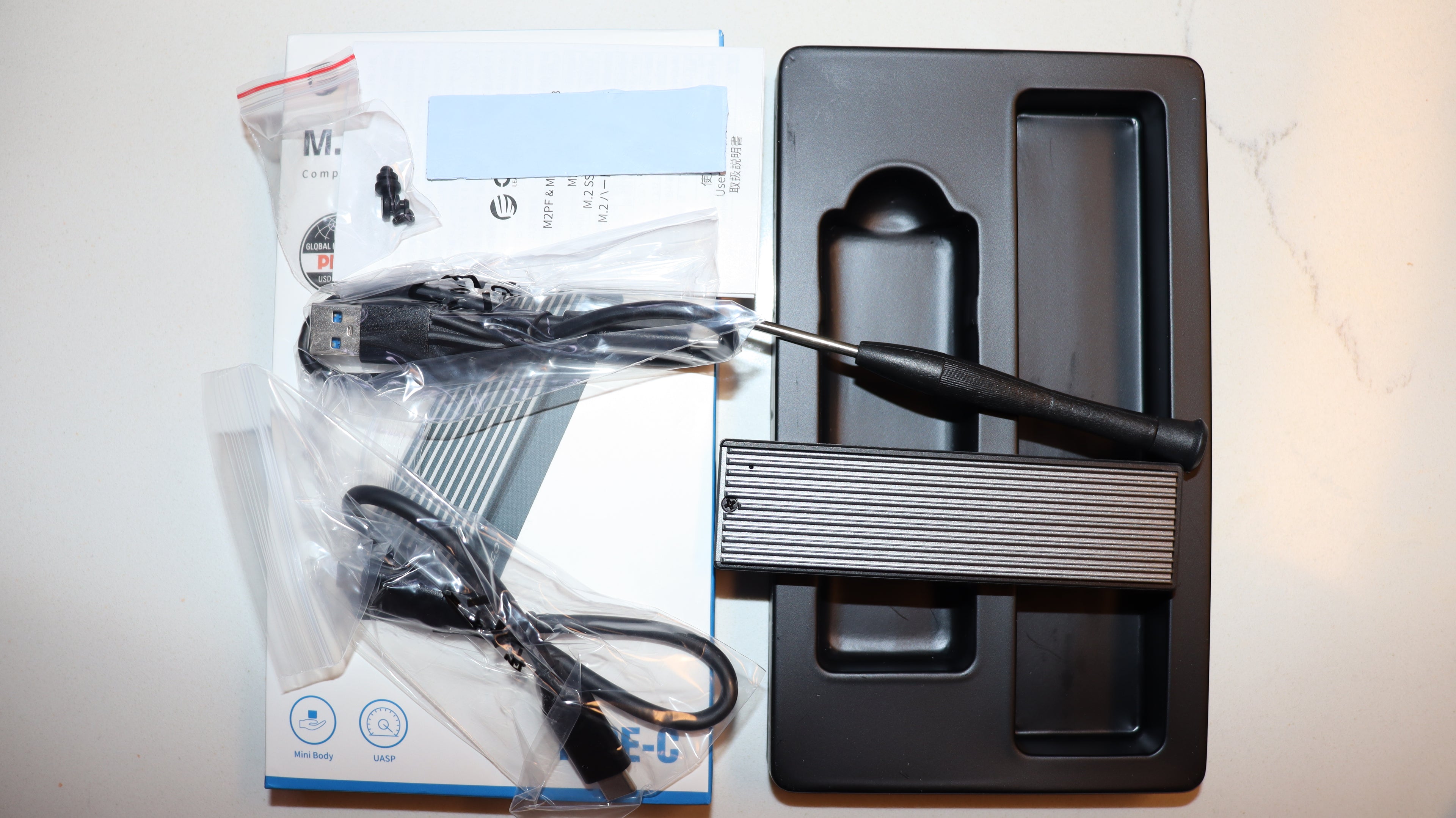 Blazing 10Gbps Speed – ORICO M.2 NVMe/SATA SSD Enclosure, USB 3.1 Gen 2