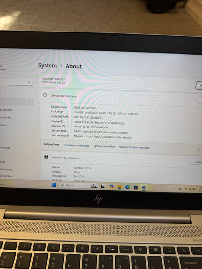 HP EliteBook 840 G6 14 Laptop