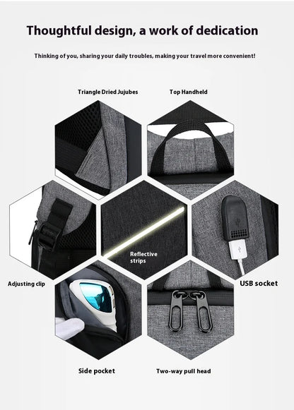 Business Backpack Men USB School Waterproof Backpacks Laptop College Students Schoolbag Large Capacity Bagpacks Back Pack Bags