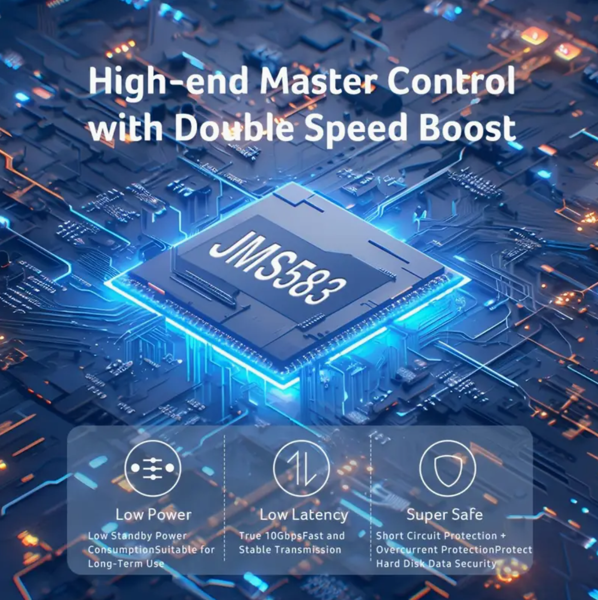 Acer Aluminum M.2 NVMe SSD Enclosure – USB Type-C External Drive with RGB