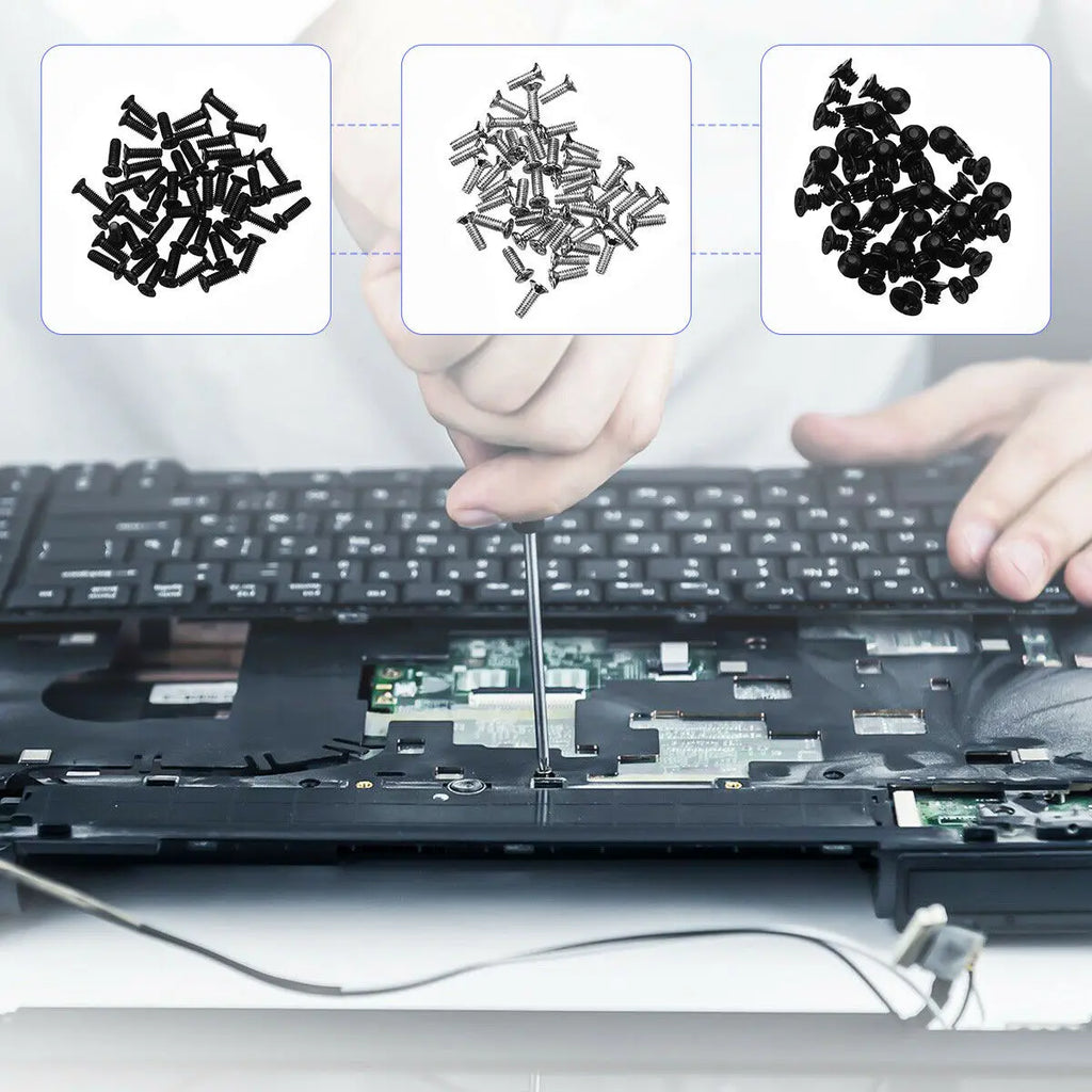 500pcs Mini Screw & Nut Repair Kit – 18 Sizes | For Laptops, Phones, Glasses & Electronics